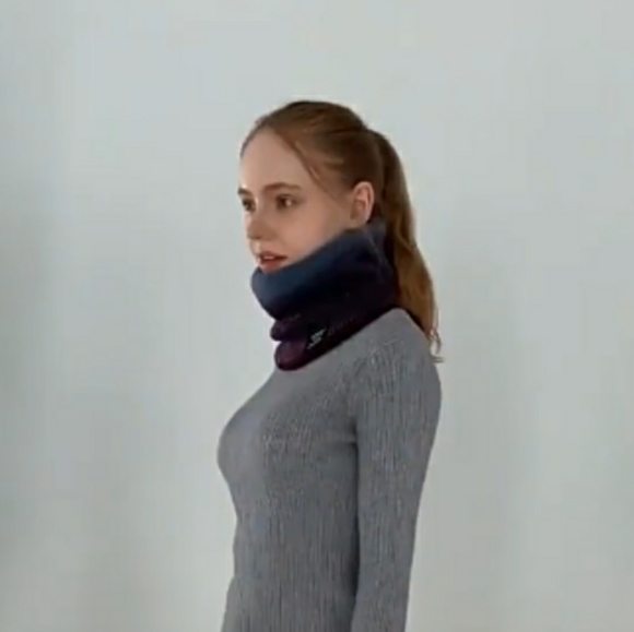 Last2⭐Knitted wool scarf ring - Picture 4 of 8